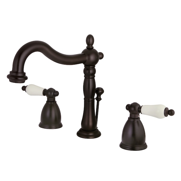 8" Widespread Bathroom Faucet, Oil Rubbed Bronze